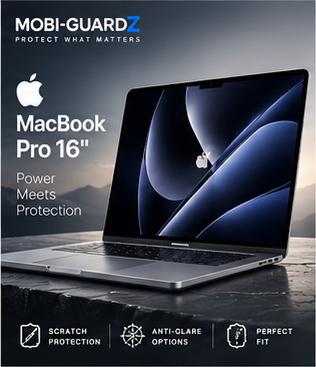 Mobi-Guardz protection for MacBook Pro 16 inch