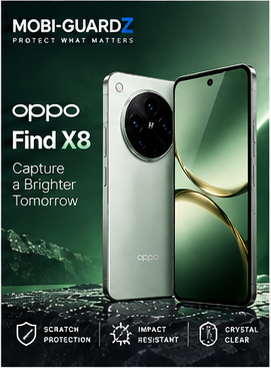 Mobi-Guardz protection for Oppo Find X8