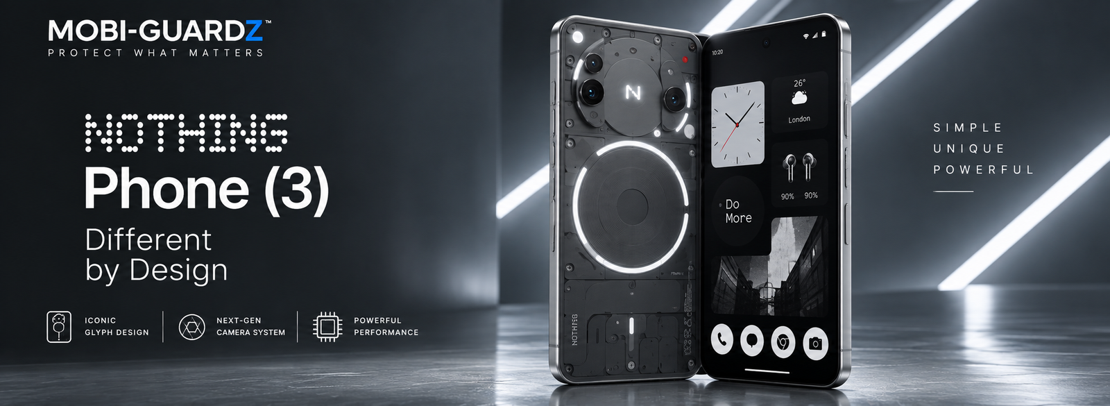 Mobi-Guardz protection for Nothing Phone (3)